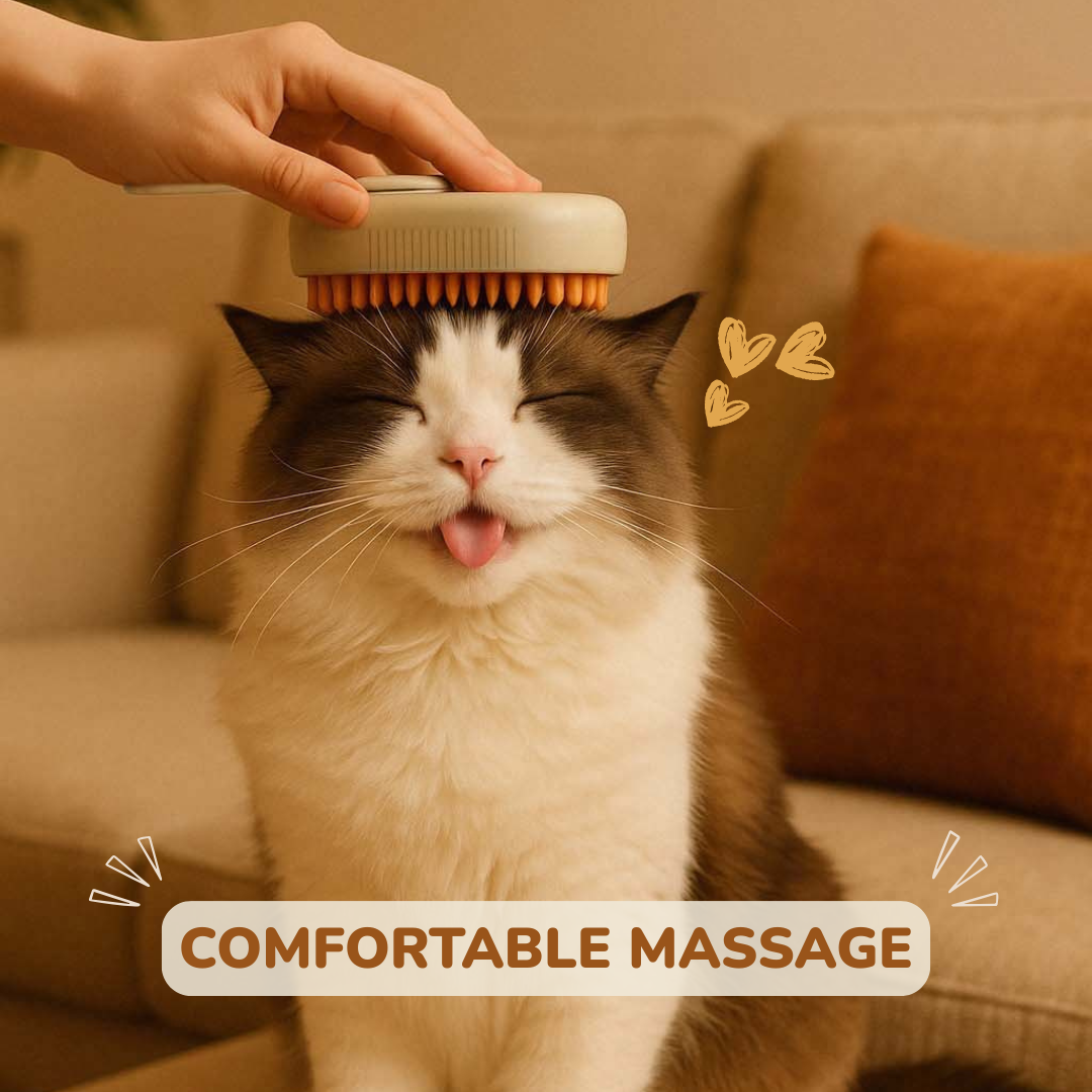 3-in-1 Pet Spray & Massage Brush