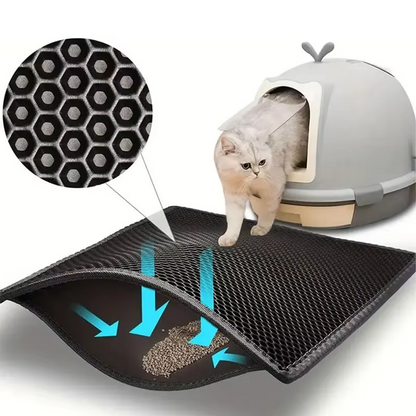 Double Layer Waterproof Cat Litter Mat