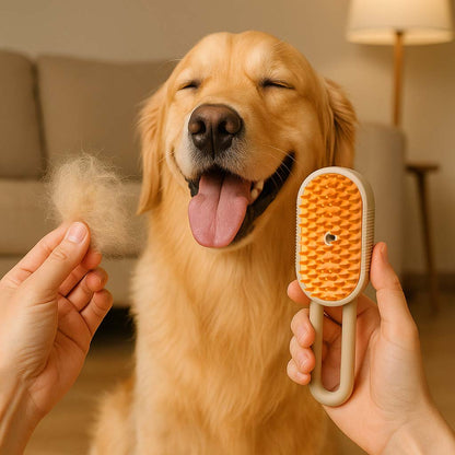 3-in-1 Pet Spray &amp; Massage Brush